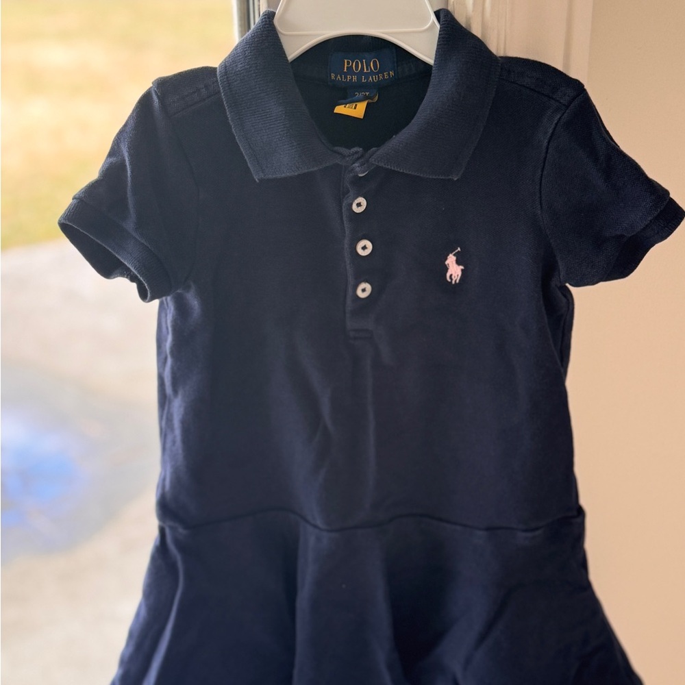 Polo by Ralph Lauren Dark Blue Kids Polo Dress